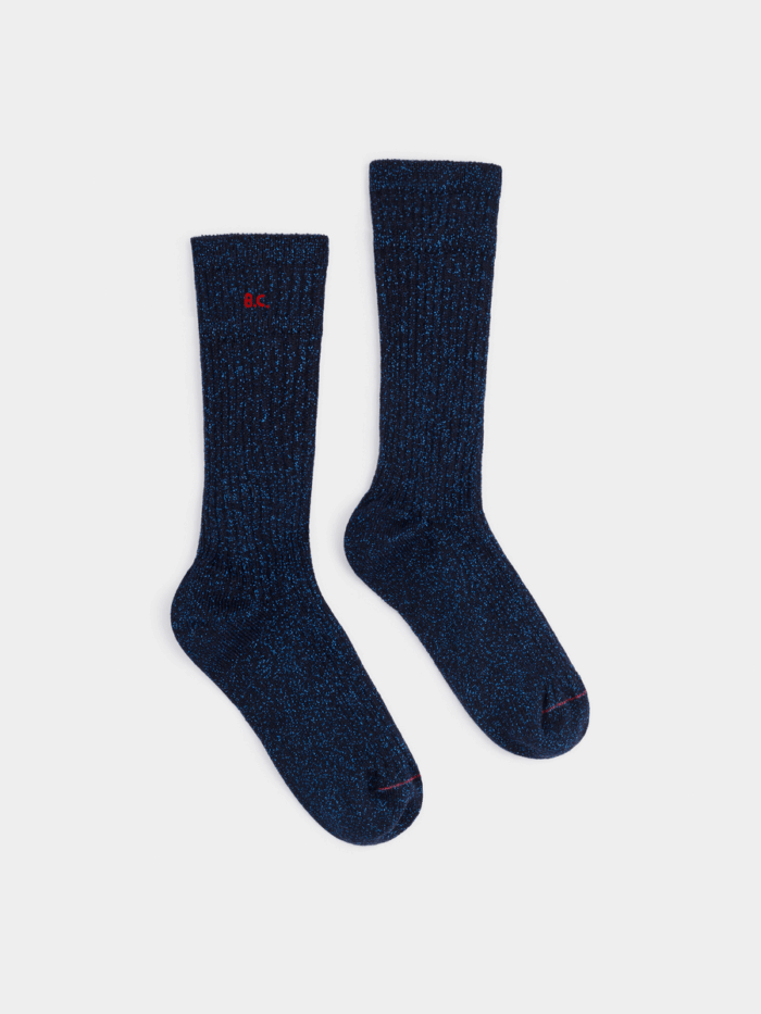 BC BLUE LUREX SOCKS - Image 1