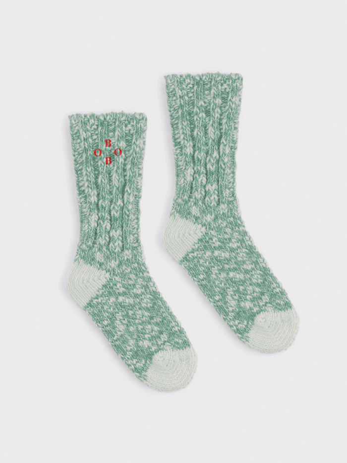 GREEN BOBO THICK SOCKS - Image 1