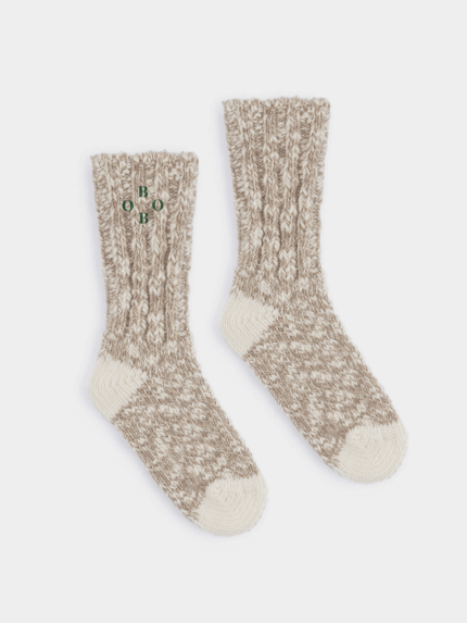 GREY BOBO THICK SOCKS