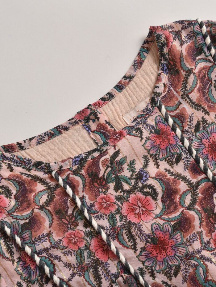 ROULOTTA BLUSH FLOWERS DRESS - Image 4