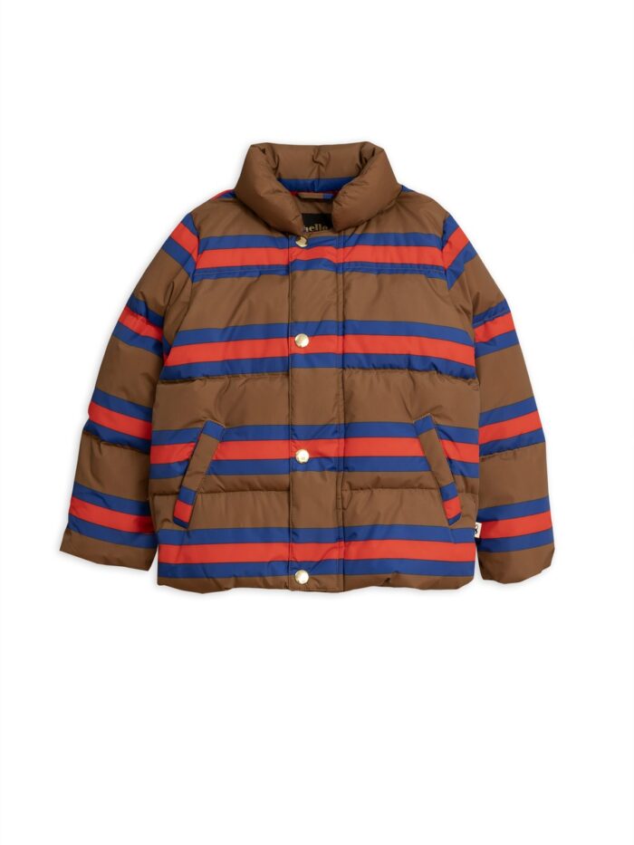 STRIPE PUFFER JACKET - Image 1