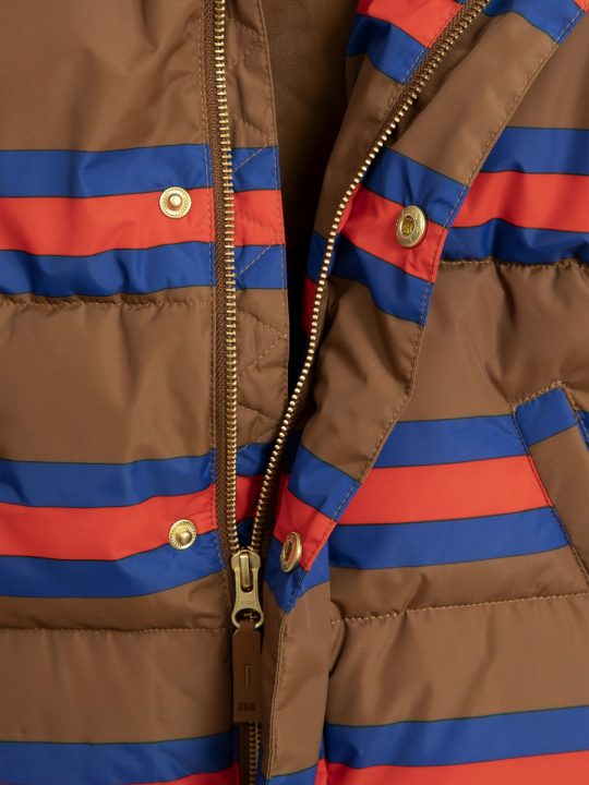 STRIPE PUFFER JACKET