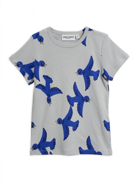 FLYING BIRDS SS TEE LIGHT GREY