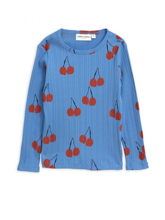 CHERRY LS TEE BLUE