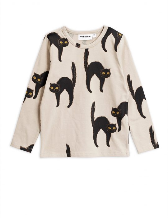 CATZ LS TEE LIGHT GREY