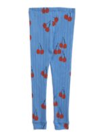CHERRY LEGGINGS BLUE - Image 2