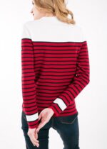 BEAUNE R STRIPED MERINO WOOL SAILOR SWEATER