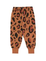 ANIMAL PRINT SWEATPANT BRWON DARK BROWN