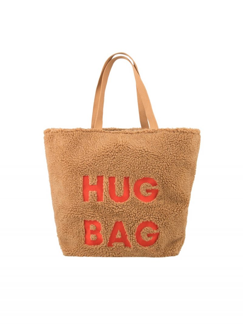 SHERPA TOTE BAG BROWN | Le Wardrobe