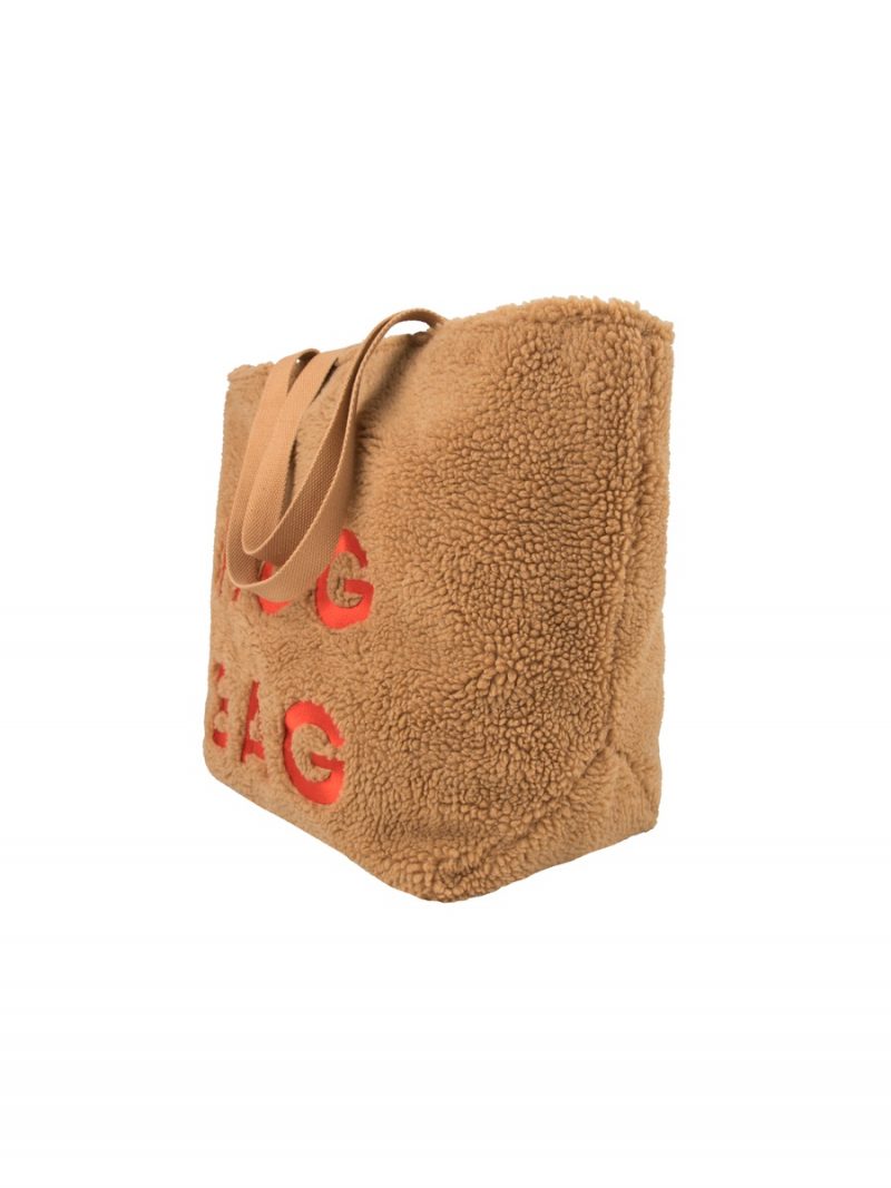 SHERPA TOTE BAG BROWN | Le Wardrobe