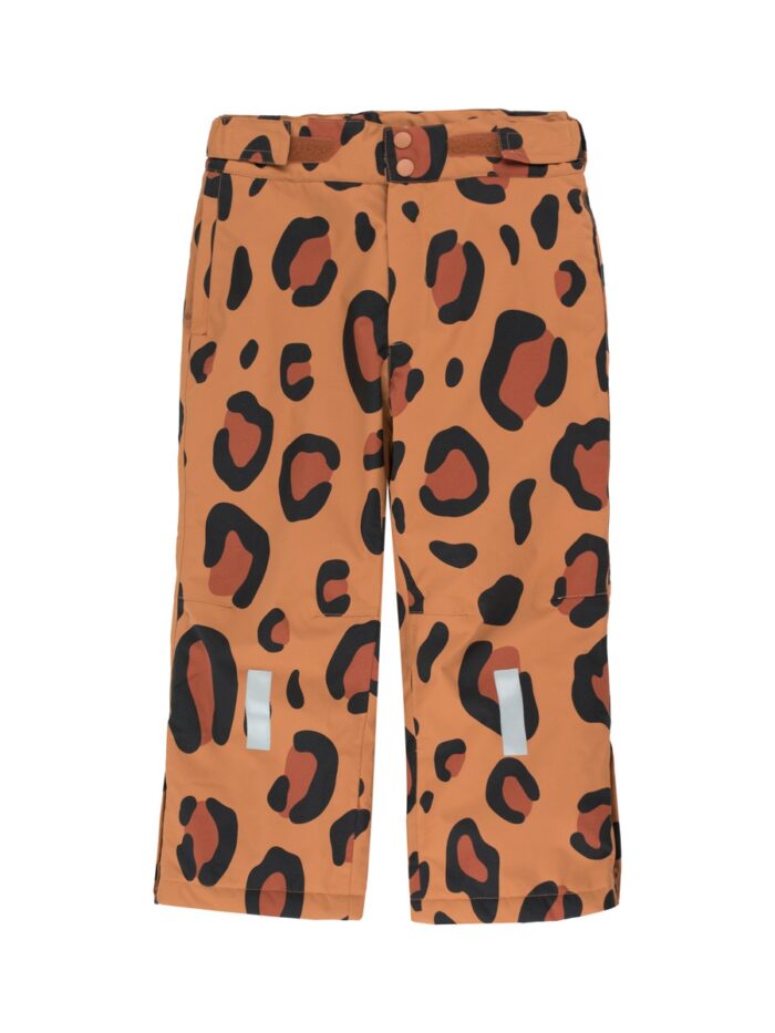 ANIMAL PRINT SNOW PANT BROWN DARK BRWON - Image 1