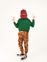 ANIMAL PRINT SWEATPANT BRWON DARK BROWN - Image 2