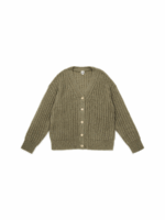 (WOMEN) MOHAIR CARDIGAN KAKI HIGHLAND