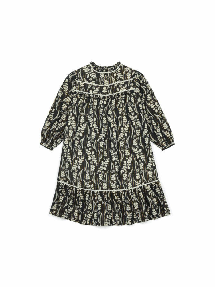 LUREX PRINT DRESS IMP REGLISSE - Image 1
