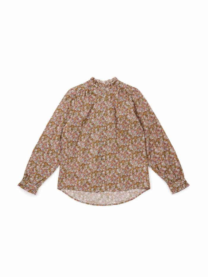 (WOMEN) LIBERTY LS BLOUSE IMP PRALINE