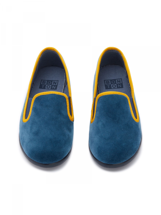 SLIP ON BLEU GRIS