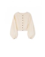 CRINKLED CROP BLOUSE - Image 2