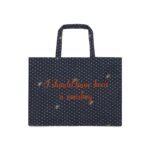 DENIM COW BOY TOTE BAG DENIM ETOILE