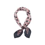 OVERDYED FLORAL SCARF BEIGE POUSSIERE
