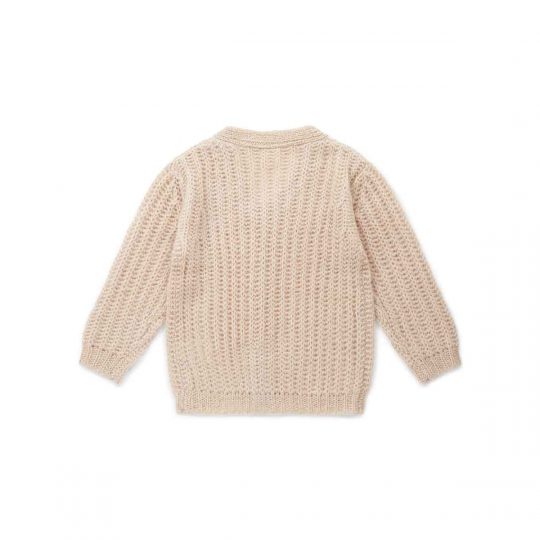 MOHAIR CARDIGAN LATTE