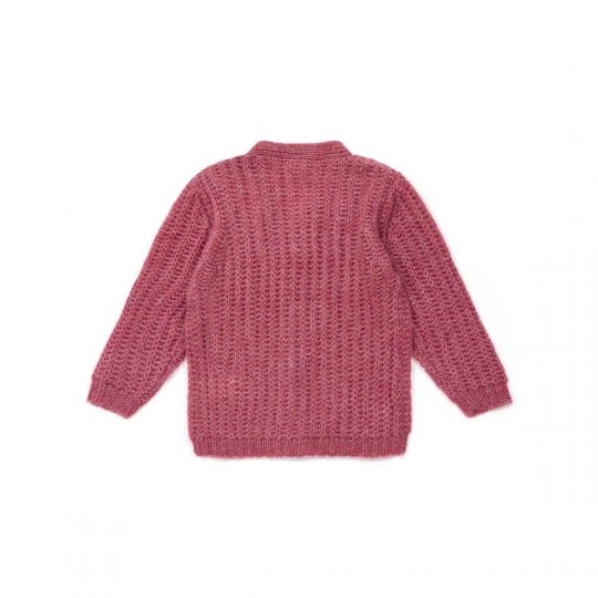 MOHAIR CARDIGAN ROSE CHEYENNE