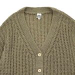 (WOMEN) MOHAIR CARDIGAN KAKI HIGHLAND - Image 3