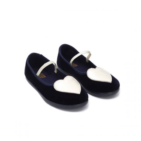 HEART SLIPPERS MARINE