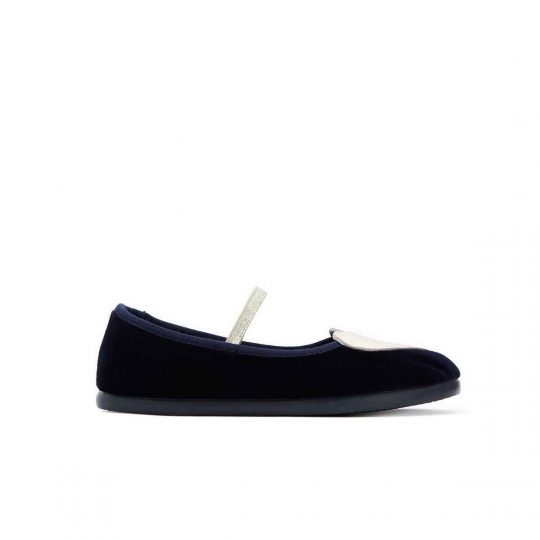 HEART SLIPPERS MARINE