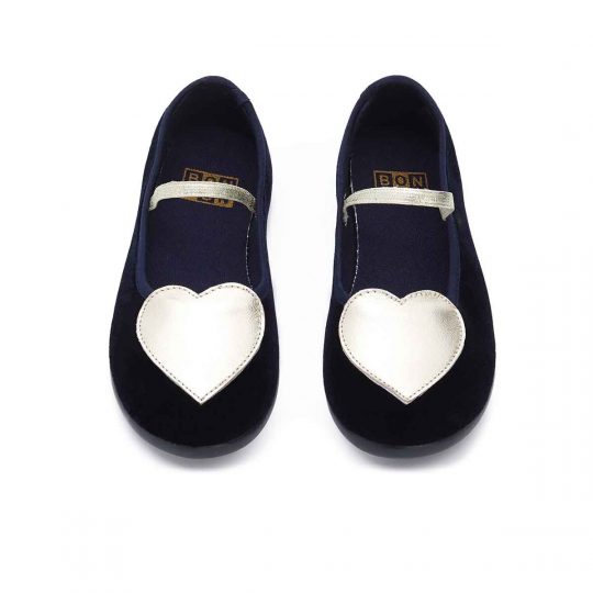 HEART SLIPPERS MARINE