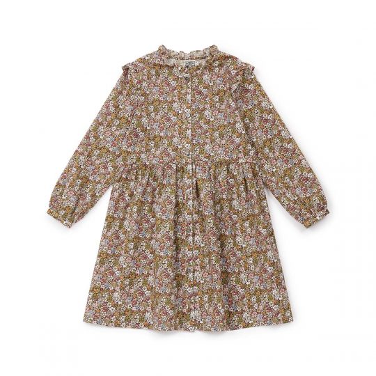 LS DRESS IMP PRALINE