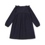 DRESS WITH CAP SLEEVES BLEU LUNE