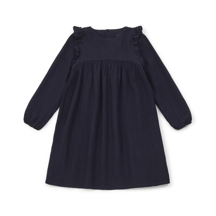 DRESS WITH CAP SLEEVES BLEU LUNE - Image 1