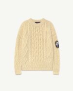 *PEACE COLLECTION* RAW WHITE BLOWFISH SWEATER