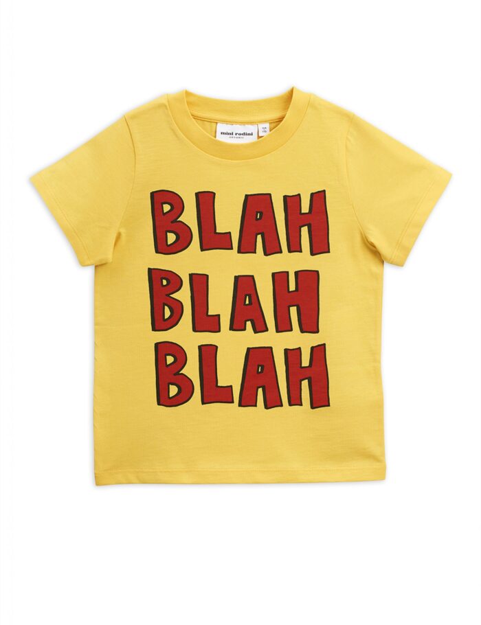 BLAH SP SS TEE YELLOW - Image 1