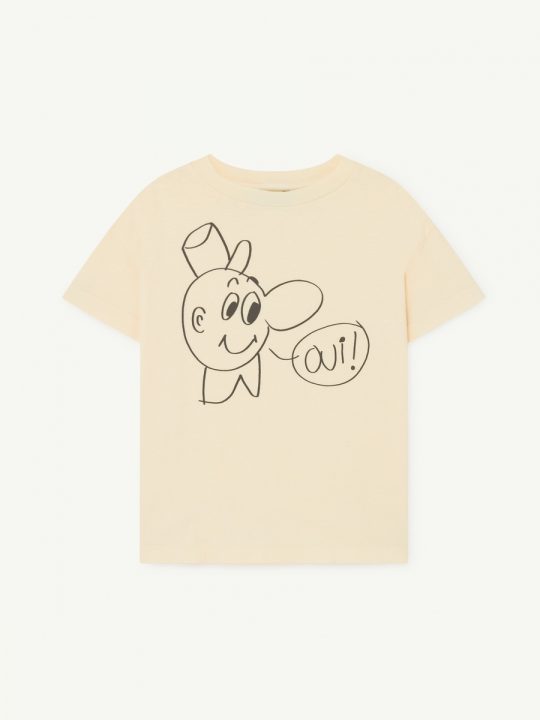 ROOSTER KIDS T-SHIRT YELLOW OUI