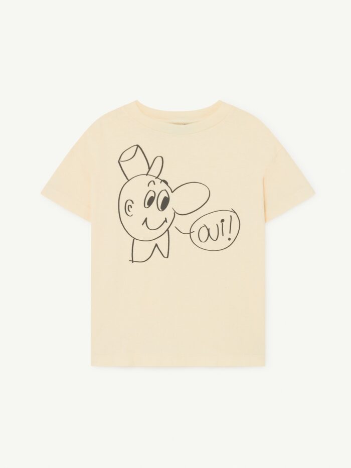 ROOSTER KIDS T-SHIRT YELLOW OUI - Image 1