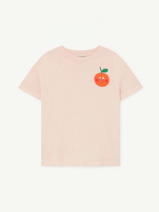 ROOSTER KIDS T-SHIRT ROSE ORANGE