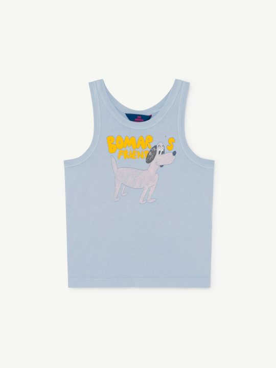 FROG KIDS T-SHIRT BLUE DOG