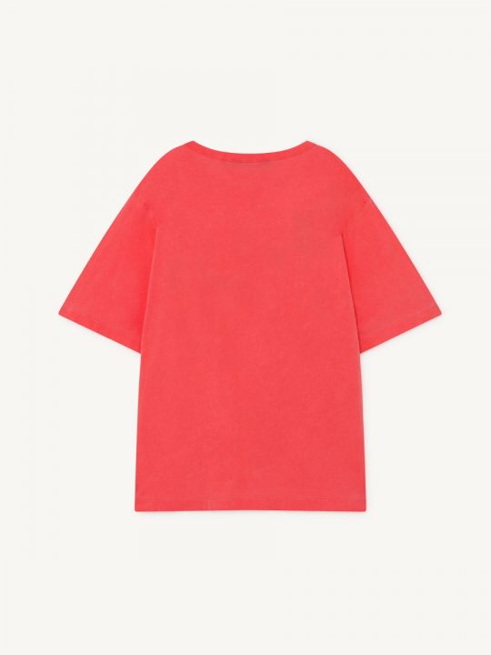 ROOSTER OVERSIZE KIDS T-SHIRT RED THE ANIMALS