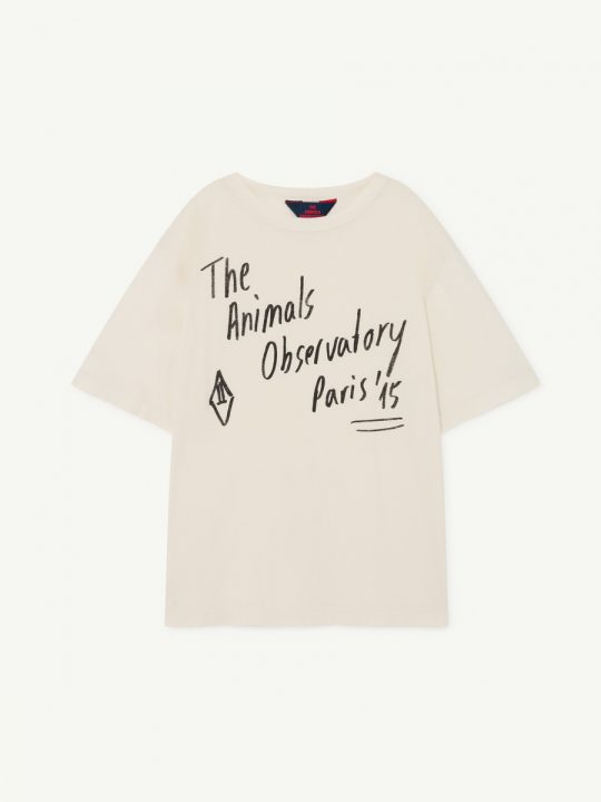ROOSTER OVERSIZE KIDS T-SHIRT WHITE THE ANIMALS