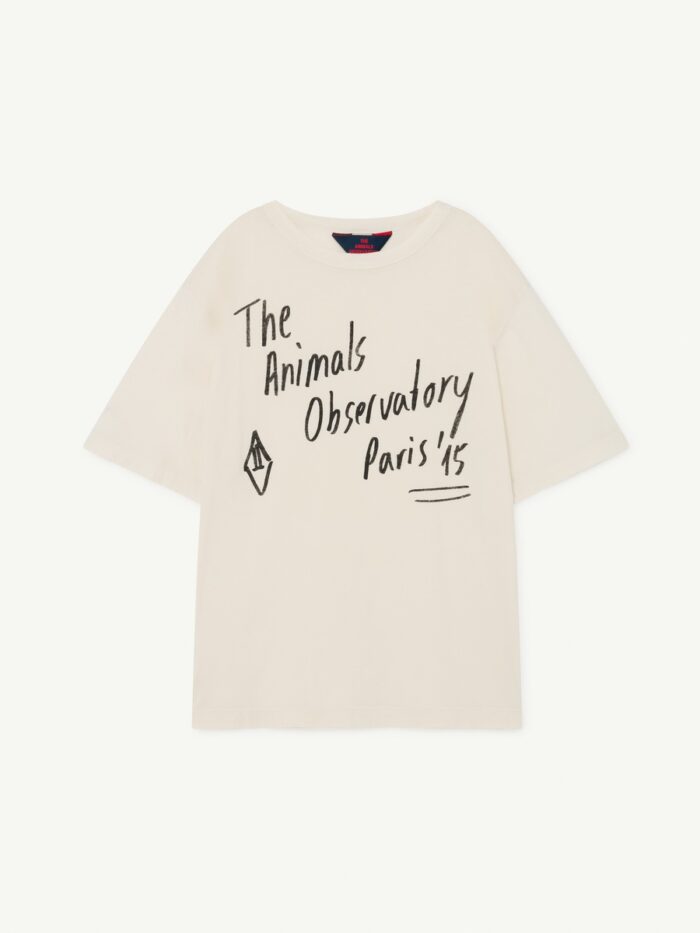 ROOSTER OVERSIZE KIDS T-SHIRT WHITE THE ANIMALS - Image 1