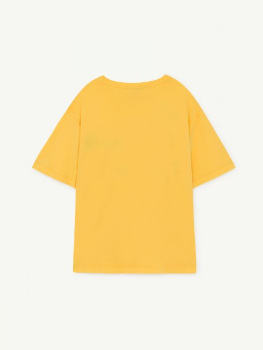 ROOSTER OVERSIZE KIDS T-SHIRT YELLOW THE ANIMALS