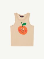 TANK FROG KIDS T-SHIRT BROWN FRUIT