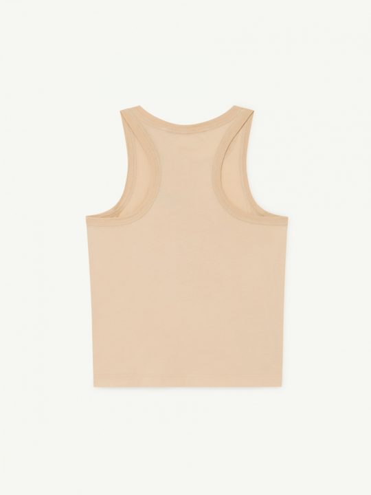 TANK FROG KIDS T-SHIRT BROWN FRUIT