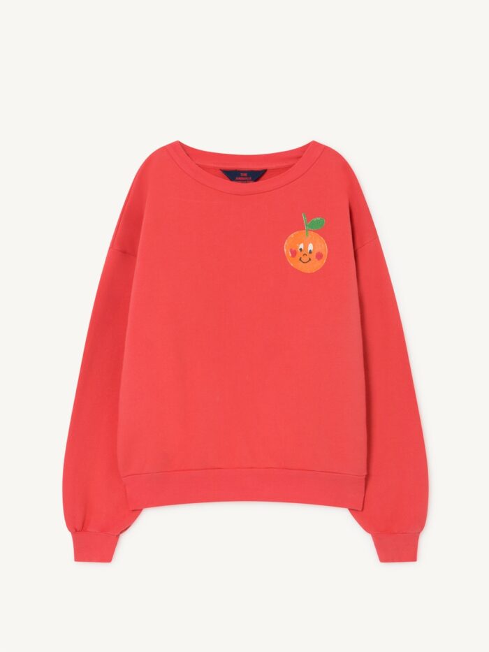 BEAR KIDS SWEATSHIRT RED FRUIT - Image 1
