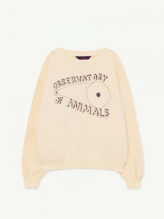BEAR KIDS SWEATSHIRT YELLOW OBSERVATORY