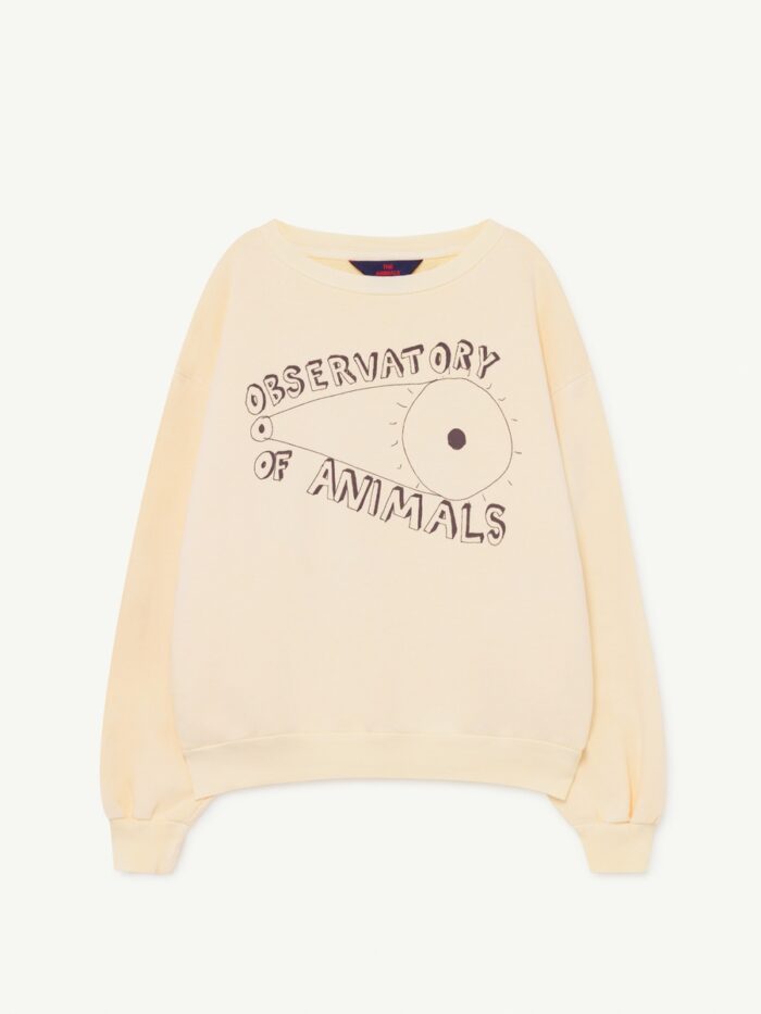 BEAR KIDS SWEATSHIRT YELLOW OBSERVATORY - Image 1