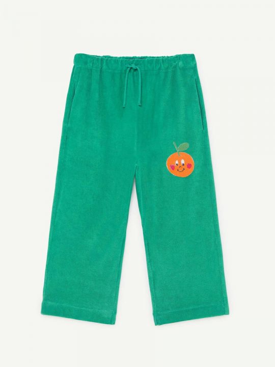 PORCUPINE KIDS PANTS GREEN FRUIT