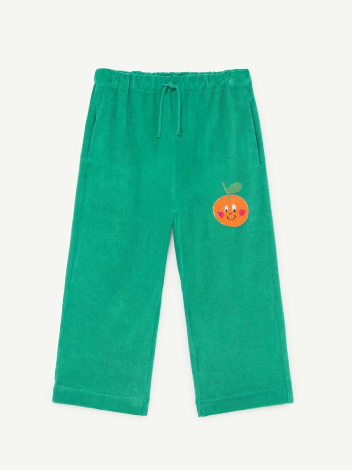 PORCUPINE KIDS PANTS GREEN FRUIT - Image 1