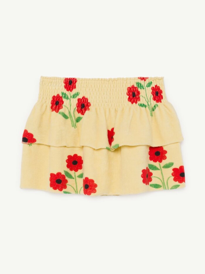 WOMBAT KIDS SKIRT YELLOW FLOWERS - Image 2